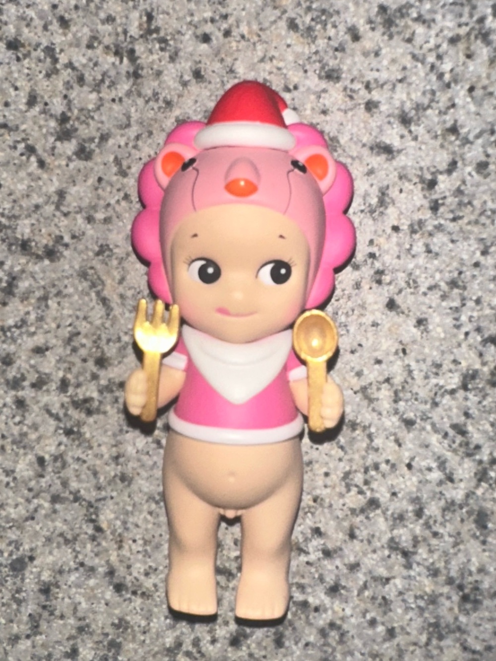 Pink Christmas Lion Sonny Angel
